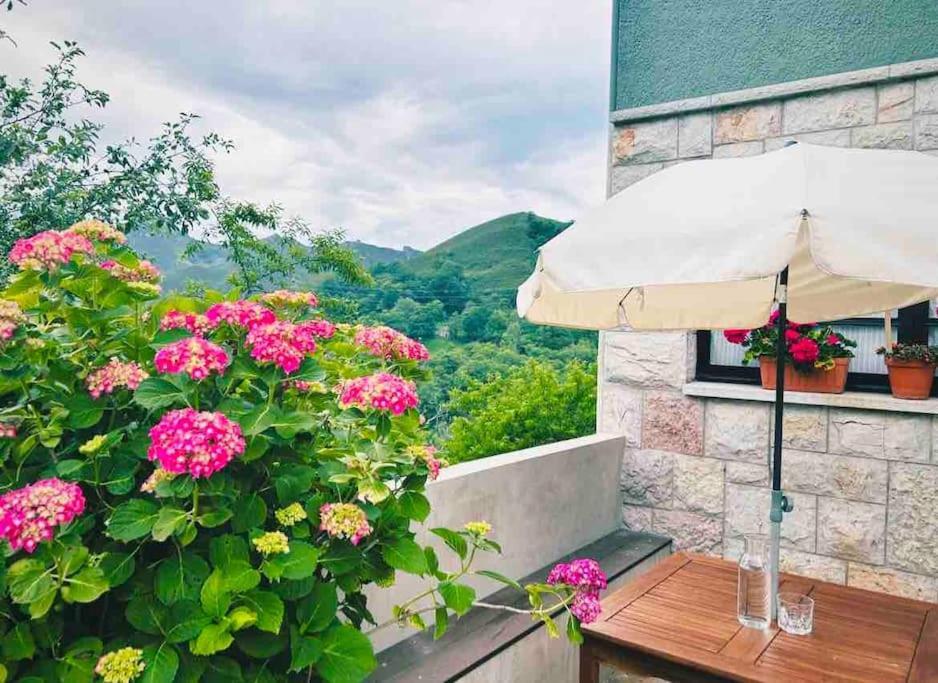 アレナス・デ・カブラレス Acogedora Casa En Arangas Cabralesヴィラ エクステリア 写真